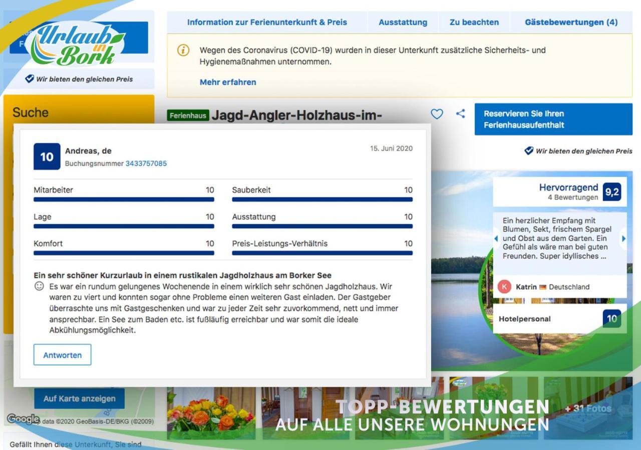 Jagd-Angler-Suite-03-Im-Wald-Am-See Kyritz Exterior foto