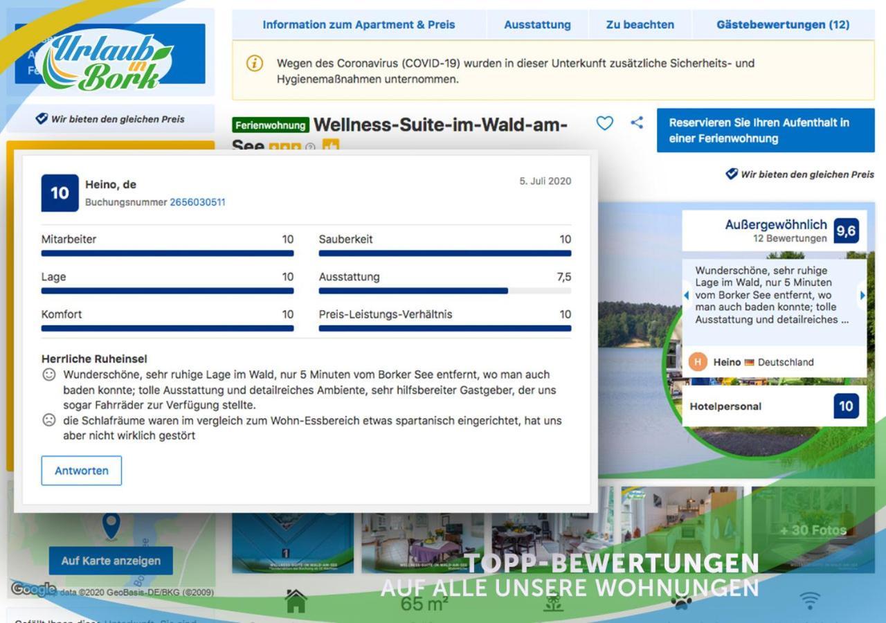 Jagd-Angler-Suite-03-Im-Wald-Am-See Kyritz Exterior foto